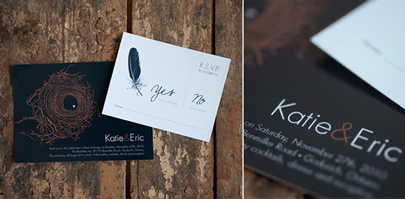 It all begins with beautiful, contemporary wedding invitations.