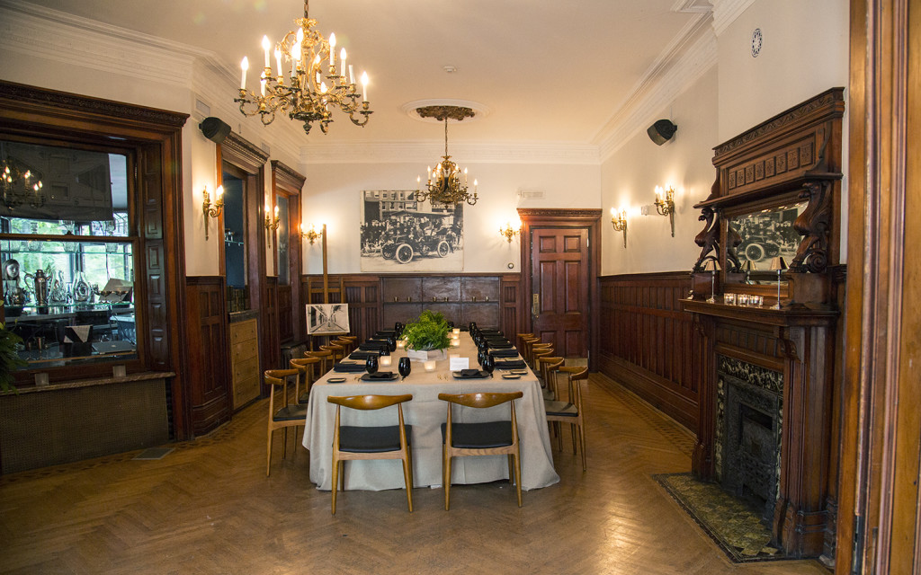 Berkeley Events newest venue, Berkeley Bicycle Club. Historical and ornate, this photo from their sneak peak blog speaks for itself! Don't think your event has to be this small either, they can accommodate up to 80 seated guests and up to 190 standing; all depends on your needs. 